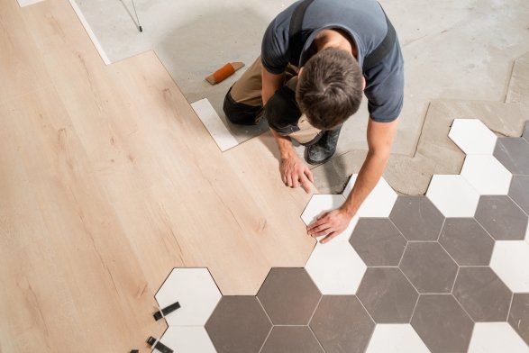 Flooring installation services in Jackson